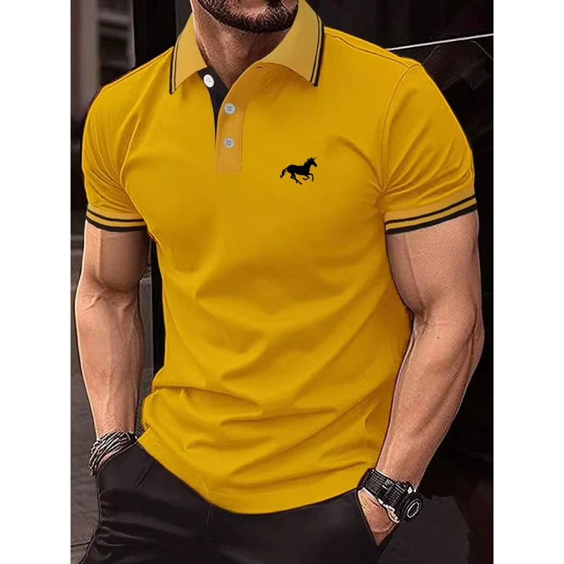 Polo Shirt Pique - New men's T-shirt, Classic short-sleeved Polo