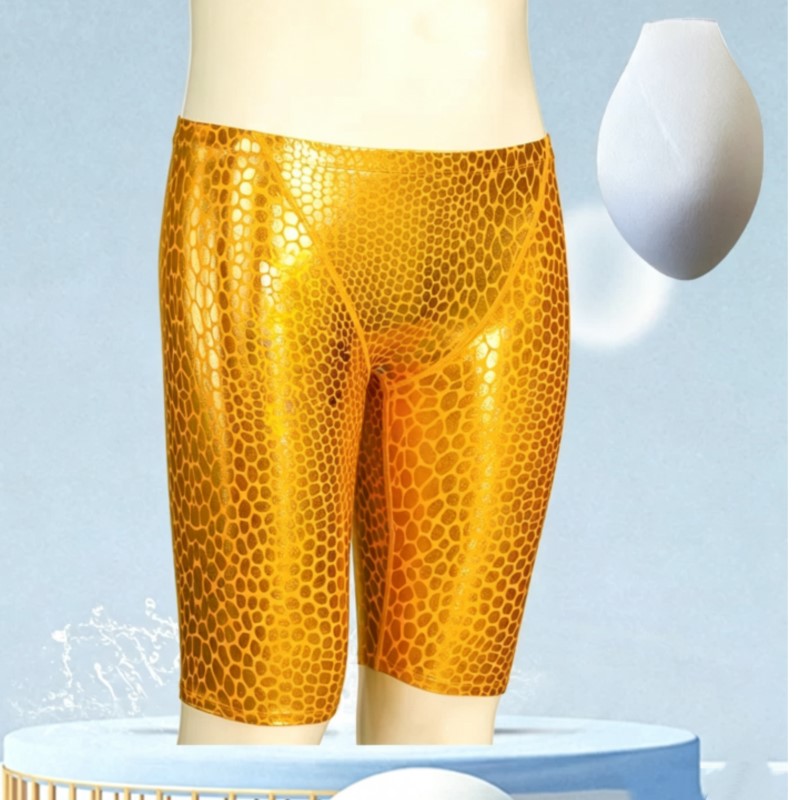 Swim Trunk Quick Dry - Men's Quick‑Dry Print Pro Swim Jammer