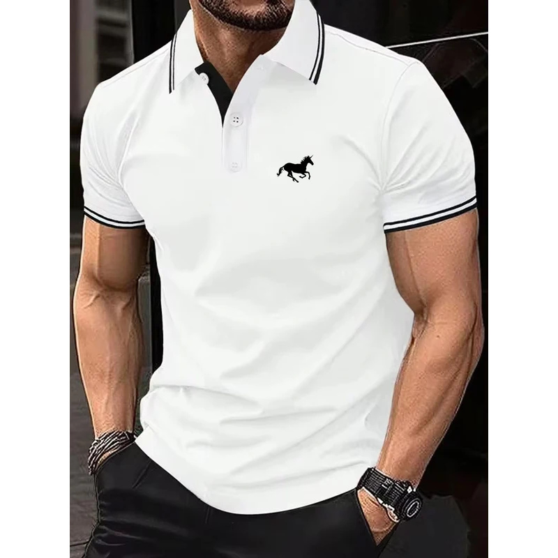 New men's T-shirt, Classic sho - đánh giá và giá Polo Shirt Pique