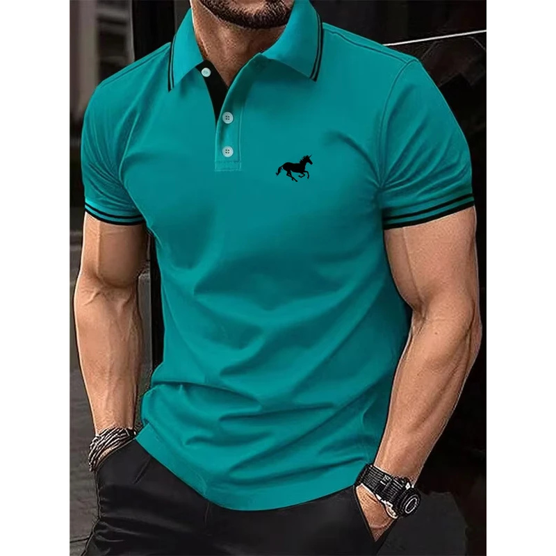 New men's T-shirt, Classic sho - đánh giá và giá Polo Shirt Pique